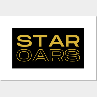 Star oars funny rowing design Posters and Art